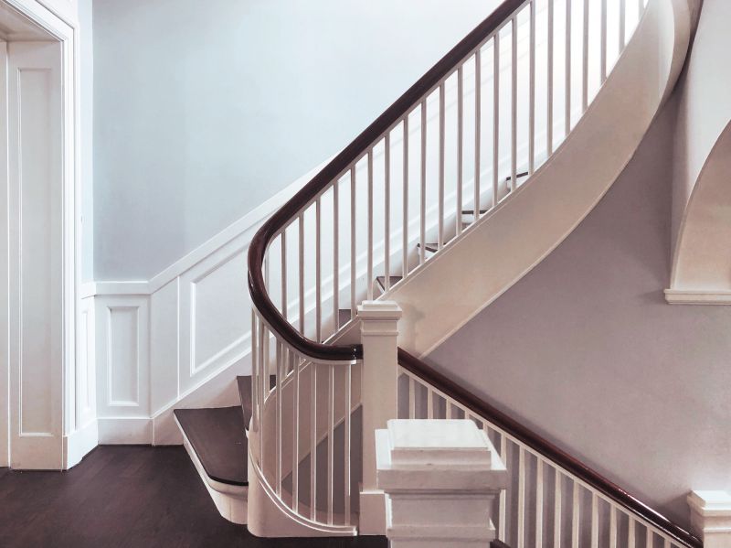 Elegant Curved Staircase