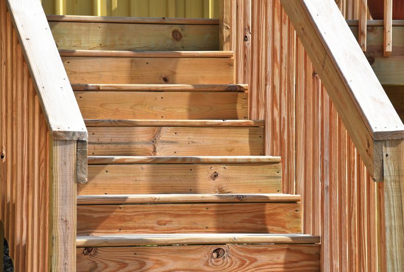 Completed Wooden Staircase